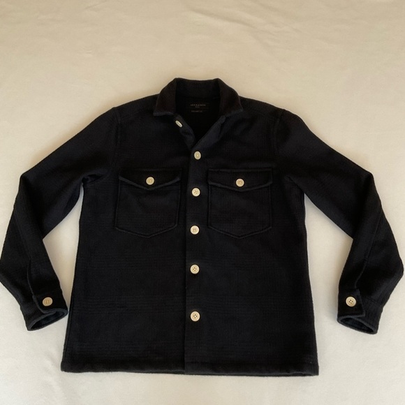 All Saints Kitara Relaxed Fit Jacket in Black  Size Small - Picture 7 of 14